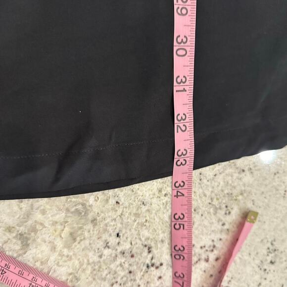 Revolve LA Made Womens Medium 100% Silk Mini Dress Black Button Short Sleeve NWT - Picture 11 of 12